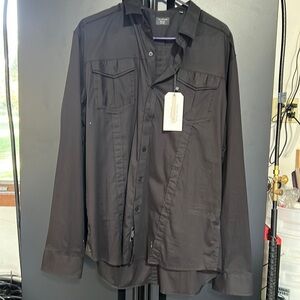 Men’s 7 diamonds button down shirt NWT